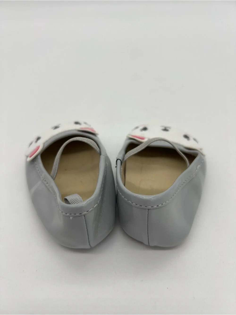 Baby Girl Gymboree Size 2 Kitty Shoes Gray Pink